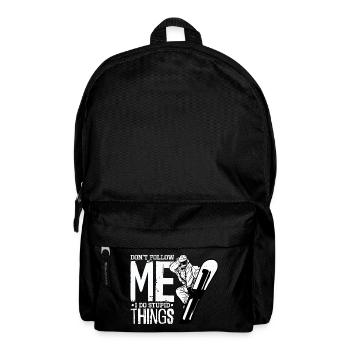 Snowboarding Snowboard Holiday Snowboard Snowboarder - Backpack - black - Front