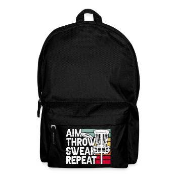 Disc Golf Disc Golfing - Backpack - black - Front