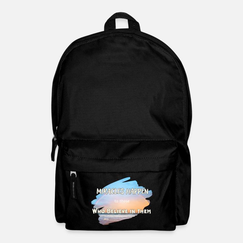 Miracles Happen - Backpack - black