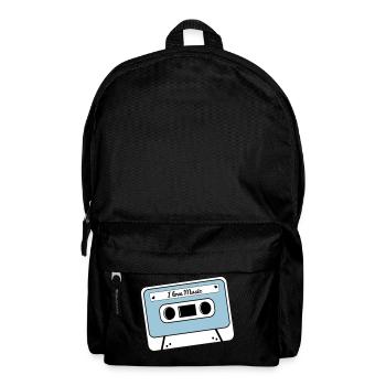 Kassette - Rucksack - Schwarz - Vorne