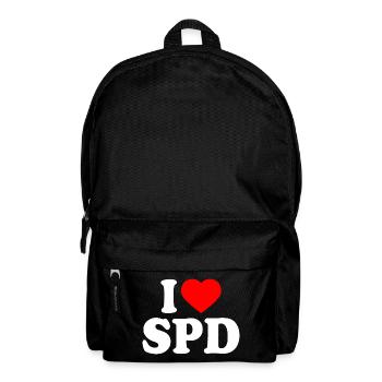 J’adore le spd - Sac à dos - noir - Devant