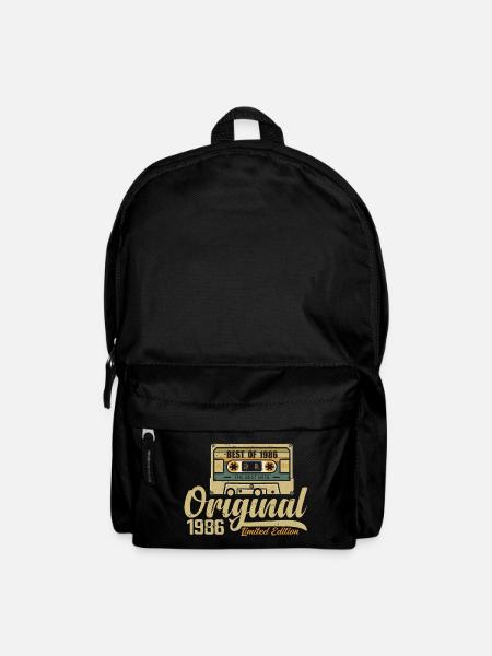 Original 1986 Jahrgang - 1986 Geburtstagsgeschenk - Rucksack - Schwarz