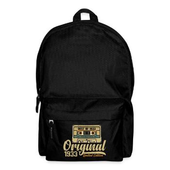 Original 1933 Vintage - Cadeau D’anniversaire 1933 - Sac à dos - noir - Devant