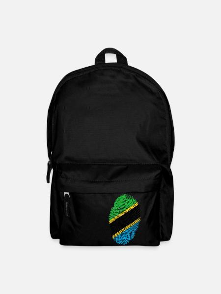 Fingerprint - Tanzania - Backpack - black