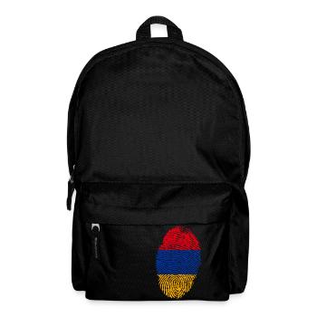 fingerprint i love wurzeln armenia armenien - Rucksack - Schwarz - Vorne