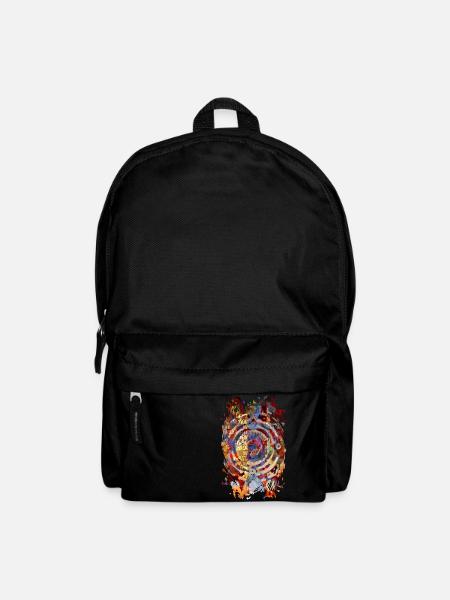 DU WÄHLST / Abstrakte Kunst - Rucksack - Schwarz
