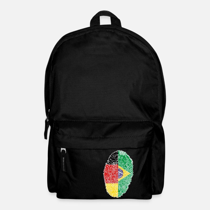Deutschland und Brasilien - Rucksack - Schwarz