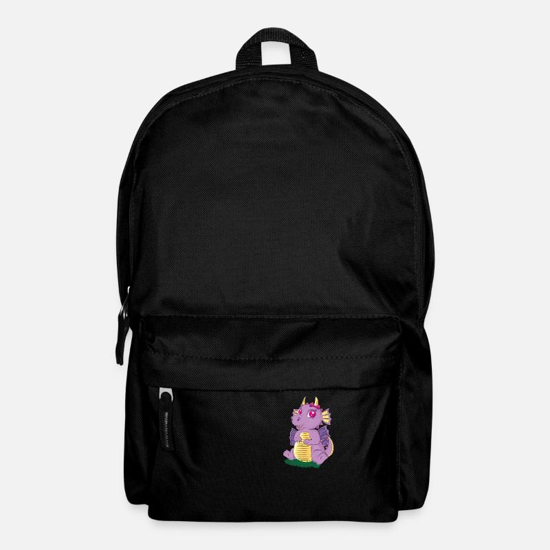 Kawaii Baby Drachen Mädchen Illustration - 2020 - Rucksack - Schwarz