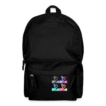 Flamingo Flamingos Color - Backpack - black - Front