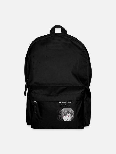 Je ne peux pas, j'ai manga. - Sac à dos - noir