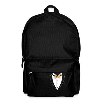 Herren Anzug mit Nudel Mafia Pate Lustiges Jacket - Rucksack - Schwarz - Vorne