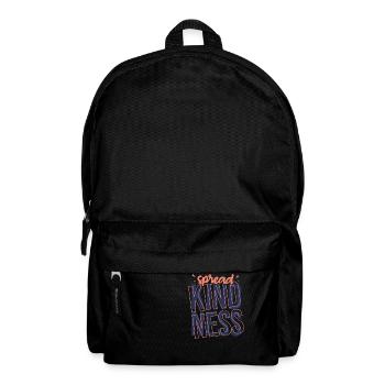 Kindness Statement Role Model Gift - Backpack - black - Front