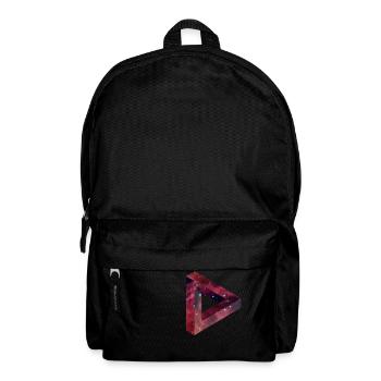 Illusion de triangle dans le style Galaxy - Sac à dos - noir - Devant
