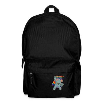 Elephant I LGBTQ Flag I Rainbow Flag I Gay Pride - Rucksack - Schwarz - Vorne