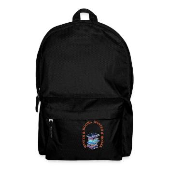 Winter Season and Reading Books Cozy Tea - Backpack - black - Front