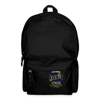 lustig weihnachten statement lieben geek - Rucksack - Schwarz - Vorne