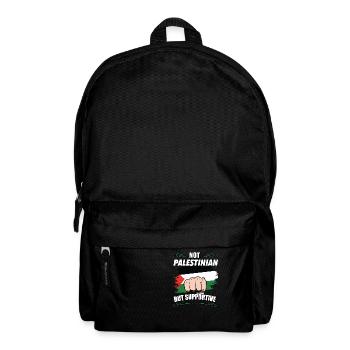 Pas palestinien mais touristique de soutien - Sac à dos - noir - Devant