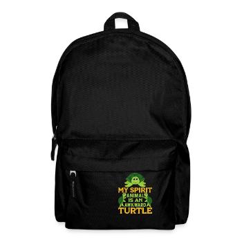 Amoureux des tortues Animal de compagnie - Sac à dos - noir - Devant