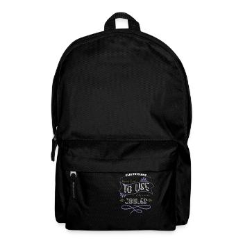 Cadeau d’anniversaire Fun Prop Génie électrique - Sac à dos - noir - Devant