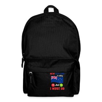 Neuseeland Kultur Kiwi Vogel Neuseeland Flagge - Rucksack - Schwarz - Vorne