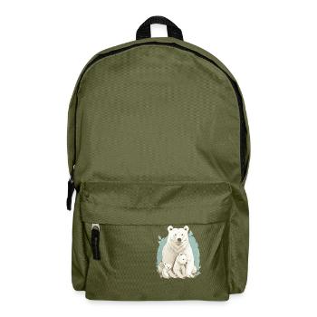 Mama Bär - Rucksack - Olivgrün - Vorne