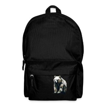 Minimalistic Bear - Backpack - black - Front