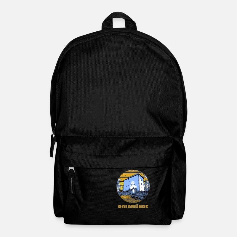 Ostthüringen Merch - Kemenate Orlamünde - Rucksack - Schwarz