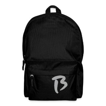 B - Anfangsbuchstabe - Rucksack - Schwarz - Vorne