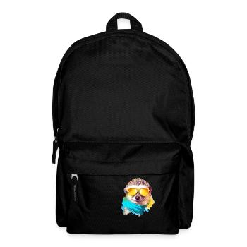Piky der Igel - Rucksack - Schwarz - Vorne