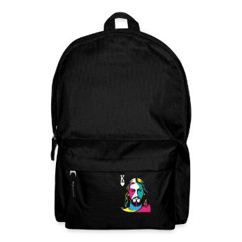 Religious Christian Believers Jesus Christ Is - Rucksack - Schwarz - Vorne