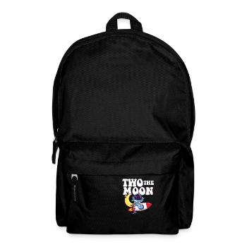 Two The Moon Astronaut Outer Space 2nd Birthday - Rucksack - Schwarz - Vorne