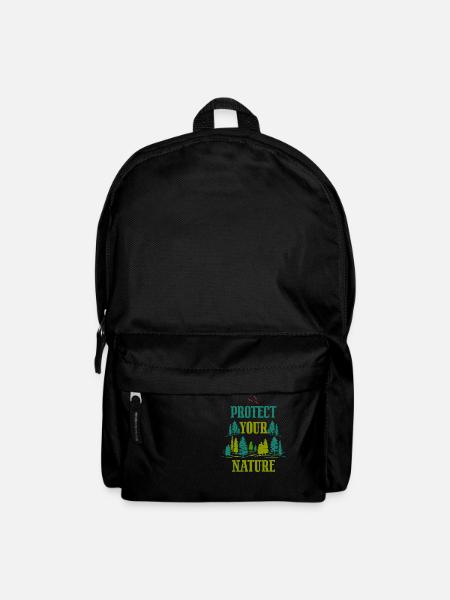 Schützen Sie Ihre Natur - Rucksack - Schwarz