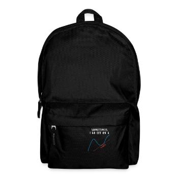 Math Pun Sometimes I Go Off On A Tangent - Backpack - black - Front