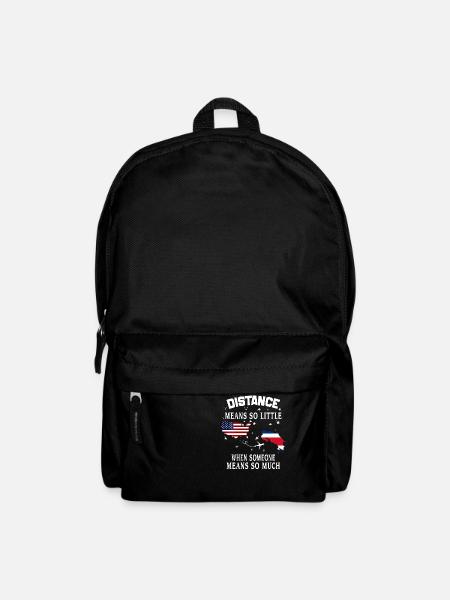 Distance Means So Little When Someone Means Much - Backpack - black