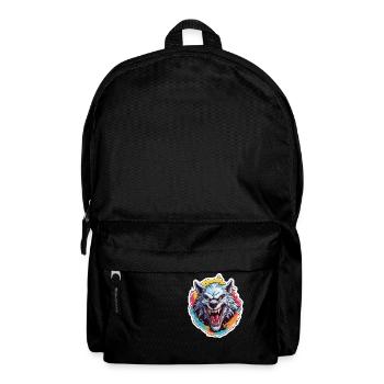 Werewolf / Full Moon / Creature / Transformation / Curse - Backpack - black - Front