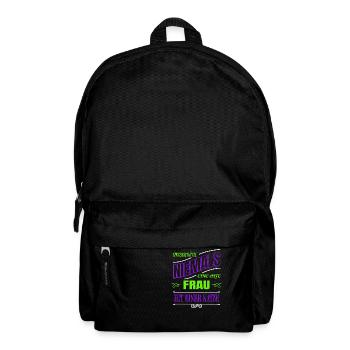 Quote Glasses Geek Big Cat Animal Appreciation - Backpack - black - Front