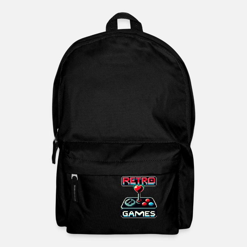 Retro-Spiele Leidenschaft - Rucksack - Schwarz