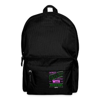 birthday present birthday present idea humor - Backpack - black - Front