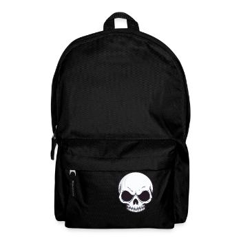 tête de crâne - Sac à dos - noir - Devant