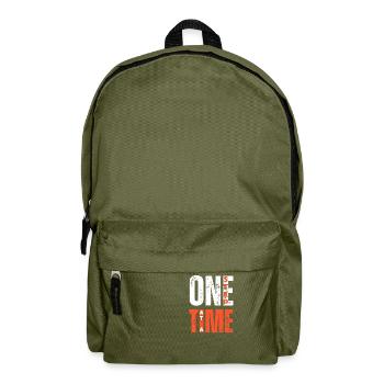 ONE STEP AT A TIME - Backpack - olive green - Front