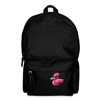 Flamingo Comic Cool - Rucksack - Schwarz - Vorne
