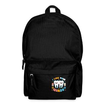 I Like Your Quads 13 - Rucksack - Schwarz - Vorne