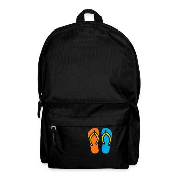 Flip flops - Backpack - black - Front
