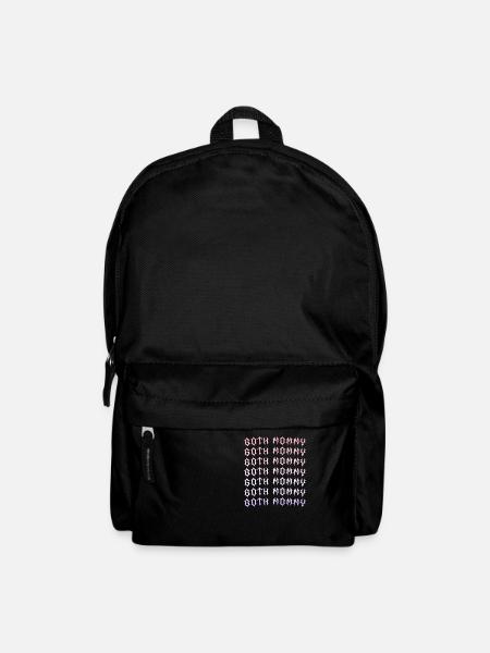 Goth Mommy! Gothic Aesthetics Y2K Cross - Backpack - black