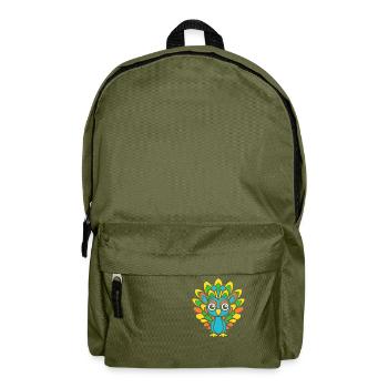 peacock - Backpack - olive green - Front