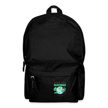 Save The Nature Earth Day Love The World - Rucksack - Schwarz - Vorne