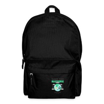 Save The Nature Earth Day Love The World - Rucksack - Schwarz - Vorne