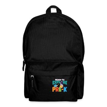 Le premier jour de la journée d’école prêt à explorer la prématernelle - Sac à dos - noir - Devant