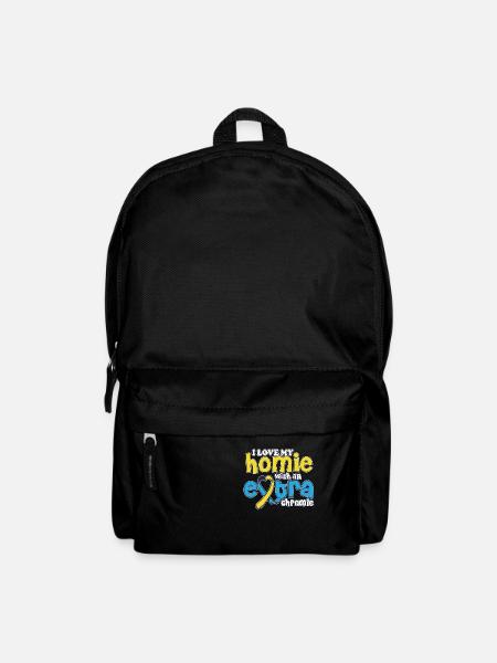 Love My With An Extra Chromie Down Syndrome - Rucksack - Schwarz