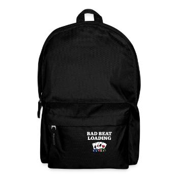 Bad Beat Loading Gambler Poker Gambling Poker - Rucksack - Schwarz - Vorne